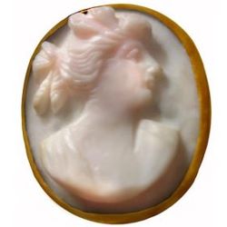 11-2 Non-Iridescent Shell - Conch
Cameo  (1")